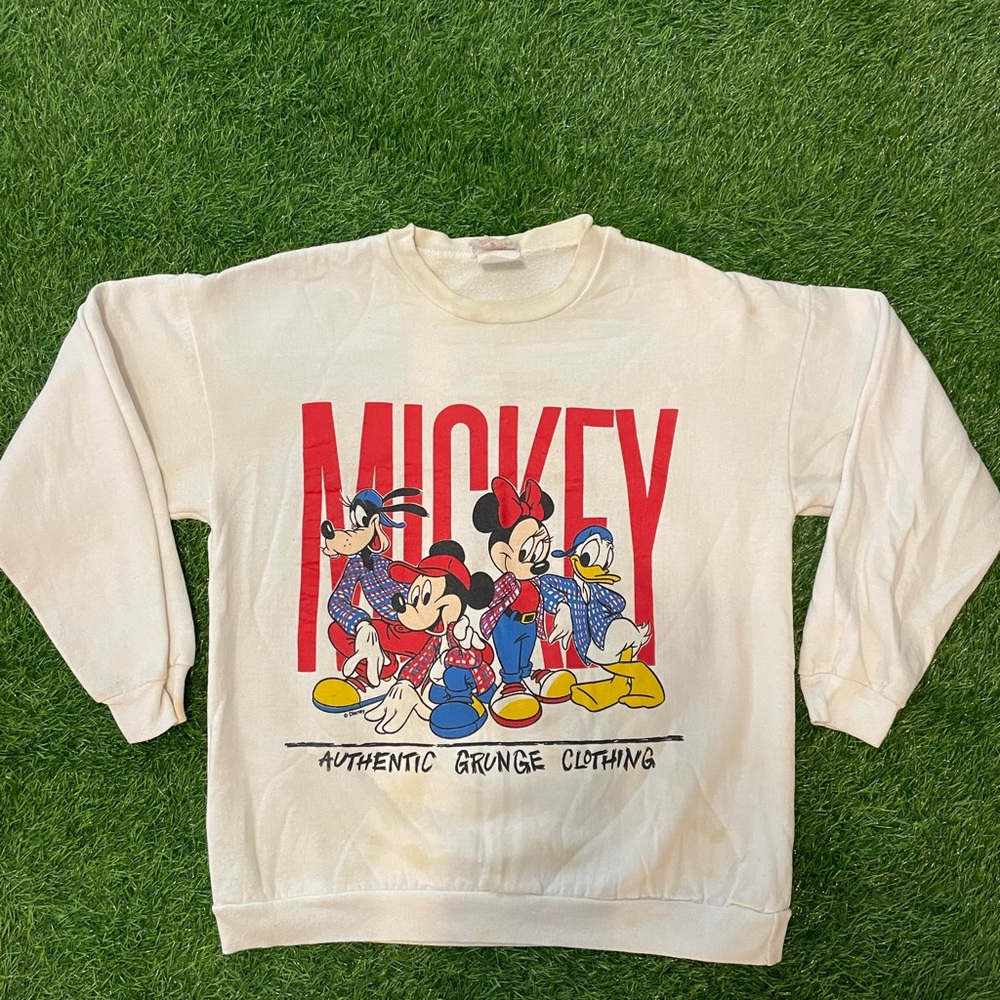 Vintage Disney Mickey Mouse crewneck sweater size medium
